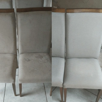 resultado de higienização de cadeiras